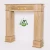 Import Home Decoration Hand Carved wooden Fireplace, Solid Paulownia Wooden Fireplace Mantel from China
