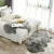 Home Decorative Long Pile Faux Fur Sheepskin Nature Shape Rug Carpet natural anime fur winter blanket