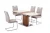 Import Home furniture restaurant Cheap Modern 12 10 8 Seater MDF Panel Top dining room Table and chairs set from China
