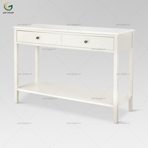 Home furniture white wood modern buffet cabinet sideboard with showcase