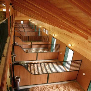 Horse Stall Building Stables For Horses with Feeders and Accessories