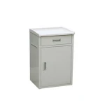Hospital furniture metal Bedside side medicine Cabinet with Drawer