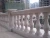 Import Hot Exquisitely Balcony Railing Designs White Marble Stair Balustrade from China