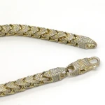 Hot Sale 16MM Gold Miami Chain Necklace New Design 14K 18K Solid Gold Cuban Link Chain Bracelet For Men Women
