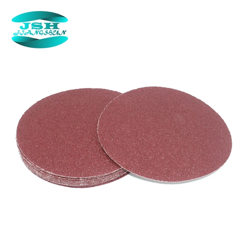 Hot Sale 3" Round Sand Paper Red Abrasive Sanding Disc