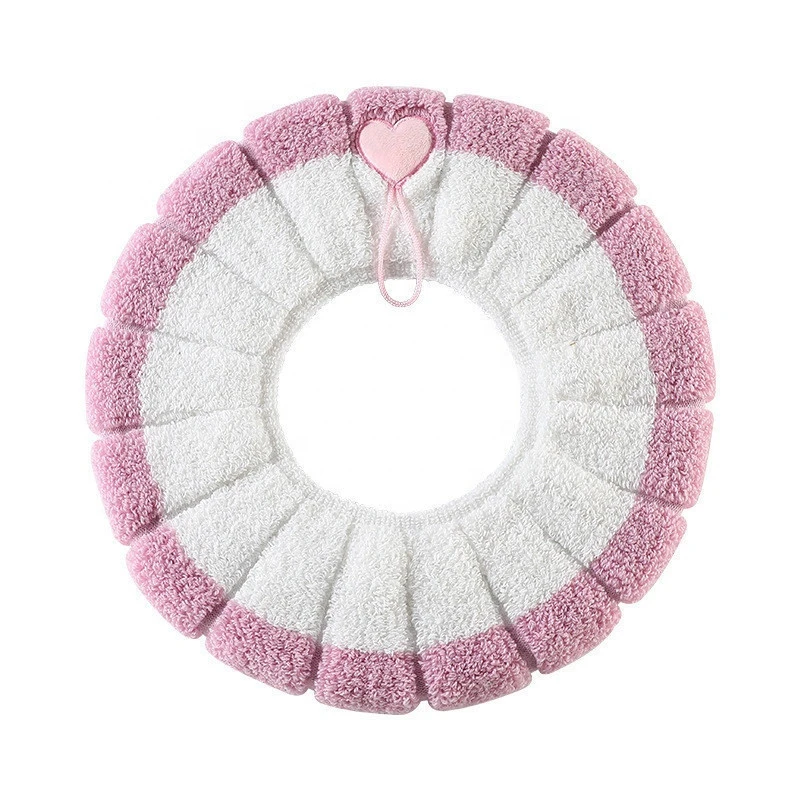 Hot sale Bathroom 2020 Warmer Washable Cloth Toilet Seat Cover Pads