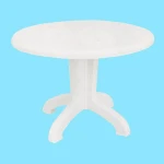 hot sale cheap factory price outdoor small plastic round table for garden pool beach furniture