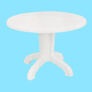 hot sale cheap factory price outdoor small plastic round table for garden pool beach furniture