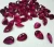 Import Hot Sale China hong kong loose diamond pear shape ruby gemstone for ring from China