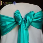 hot sale classic wedding chair decor satin sash