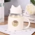 Import Hot sale clear drinkware handmade 300ml glass mug with handle from China