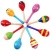 Import Hot-sale colorful musical instruments wooden mini music maraca toy maracas for children from China