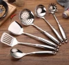 Hot Sale Kitchen Tools 6pcs Stainless Steel Kitchenware Set Cooking Utensil with Hollow Handling