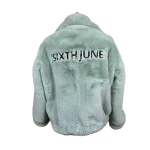 Hot sale ladies winter warm and comfortable faux fur jacket