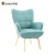 Import Hot Sale Modern Leisure Fabric Living Room Chair with Ottoman, Wingback Chair, Accent Chair with Ottoman Set, Fauteuil from China