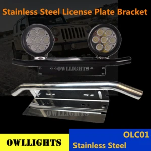 hot sale stainless steel licence plate holder bracket for car suv je ep wargler