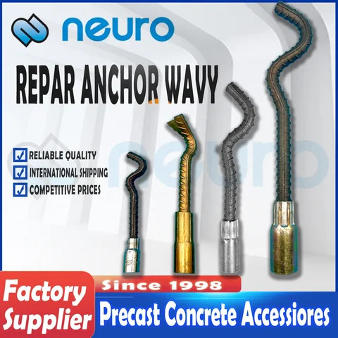 Hot Sale Thread Anchor Short Long Rebar Wavy Tail End Anchor for Building Hardware