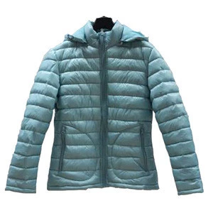 Hot sale winter coat women padded jacket zip up
