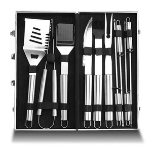 Hot Sales 10 Pcs BBQ Grill Tool Set BBQ Accessories With Case