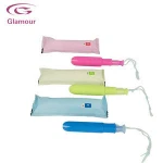 Hot Sell Disposable organic cotton woman custom tampons with BPA-Free Applicators