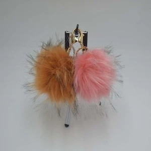 Hot Sell faux Raccoon Animal Fur Pompoms