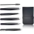Import Hot Sell In Stock Full Range Stainless Steel Eyelash Tweezers Sets In Black With Affordable Prices For Beauty Use from China