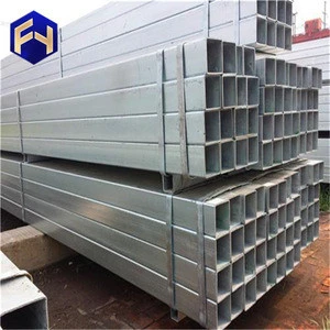 Hot selling 2017 gi pipe pre galvanized square tube for assembly line steel truss with low price