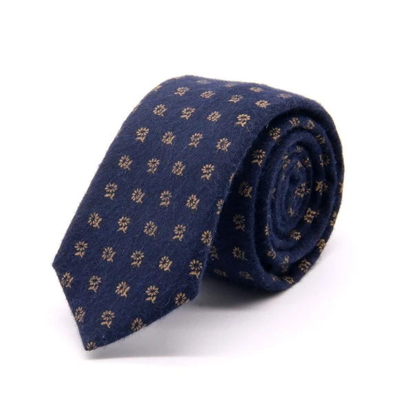 Hot Selling Casual Fashion Wholesale Custom Printed 100% Cotton Neck Tie for Men