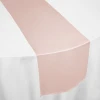 hot selling dining smooth satin/silk table runner for wedding decoration