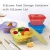 Import Hot Selling Portable Eco-friendly Silicone Tiffin Box Foldable Lunch Container Freshness Steam Valve Kitchen Storage Takeout Hot from China