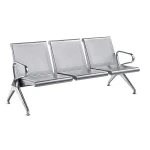 Hot-selling steel 2 Seats two seater hospital waiting room bench office cheap subway station metal waiting chairs manufacturer