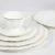 Import Hotel banquet white custom european style porcelain fine bone china dinnerware set from China