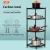 Import household black carbon steel multilayer home kitchen pot storage shelf from China