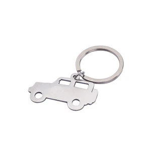Hoyoo new product customized stainless steel car key chain for sale