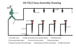 Huixin automatic watering kits for garden usage
