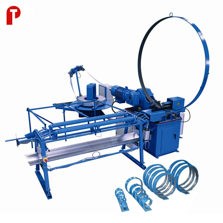 HVAC automatic spiral spiro round flexible and auto duct forming making machine line tubeformer fabrication