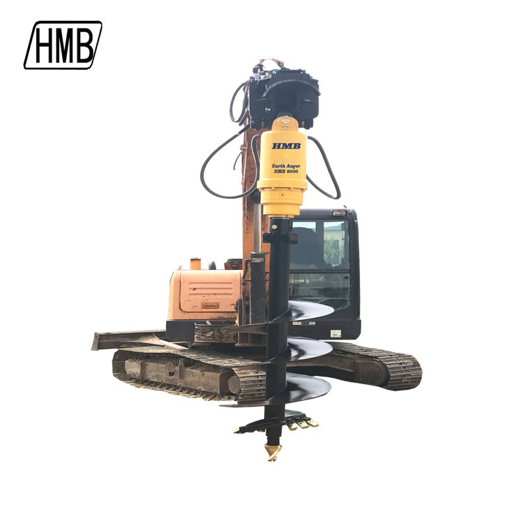hydraulic earth auger drilling machine hydraulic earth auger