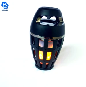 i3 Flame Atmosphere Waterproof Led Warm Light Bluetooth Wireless Flame Speaker