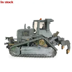 In Stock LESU 1/14 Hydraulic RC Dozer Remote Model Aoue-DT60 Crawler KIT Truck Pump Lights for TAMIYAYA Cars TH17186