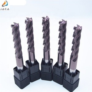 Inch Size End Mills Solid Carbide Cutting Tools For CNC Machining