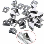 Industrial Die-cast aluminum  2020 t slot 90 degree frame corner angle bracket