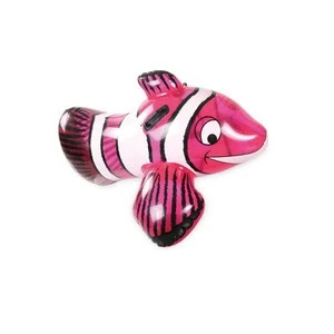 Inflatable Clownfish  Pool Float Ride On Summer Swim Beach Water Toy