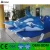 Import Inflatable dolphin whale fish shaped ride on floating boat for children from China