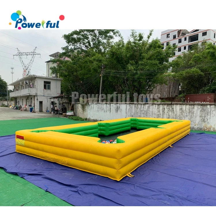 Inflatable human billiards interactive game billiard soccer inflatable pool table