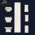 Import interior deluxe and luxury gold paint color PU foam roman columns /good quality polyurethane flat roman pillars factory from China