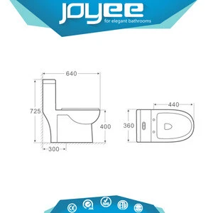J-SY-1084A Sanitary Ware watersense siphonic S-trap Toilet Bowl one Piece WC Price