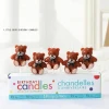 Jinmai Cheap Fancy Birthday Cake Bear Shape Candle Birthday Party Candles