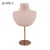 Import JINSKY beige color microfiber jewellery earring bracelet display stand gold metal display customize jewelry stand from China