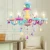 Import JYL-HQ8081 New design living room lamps luxury macaron crystal light multiple color ceiling light fixture from China