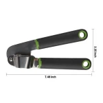 K60-0023 High quality Kitchen accessories Tool Stainless Steel Garlic Press Machine Good Grip Soft-handle Garlic Press
